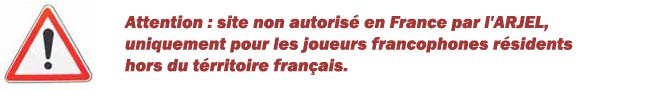 avertissement salle de poker illégale